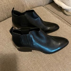 NEW!! ALEXANDER WANG - KORI OXFORD BLACK BOOTIE